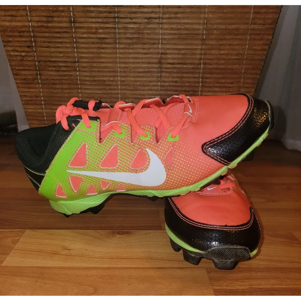 NIKE Hyperdiamond Cleats Youth Bright Neon 684680-610